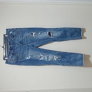 American Eagle Outfitters Tom Girl Distressed Jeans